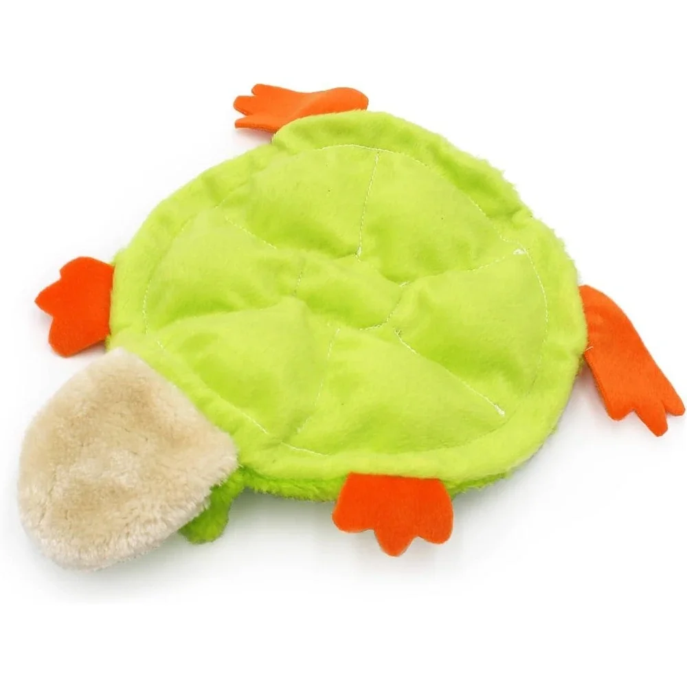 ZippyPaws‎ Squeakie Crawler Plush Dog Toy Green Turtle Squeaky Pet Toy NWT 10in
